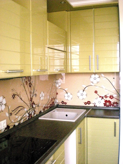 Фото 3 Кухонный гарнитур Каттлея. Небольшая удобная кухня по доступной цене | Кухни на заказ на кухникирова.рф